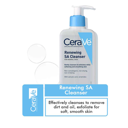Cerave Sa Cleanser Renewing For Normal Skin 16Oz/473Ml