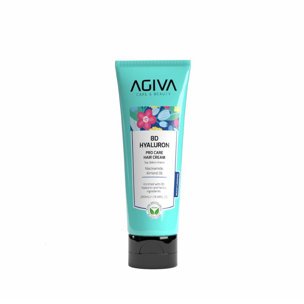 Agiva - 8D Hyoluron Pro Care Hair Cream - 250 ml