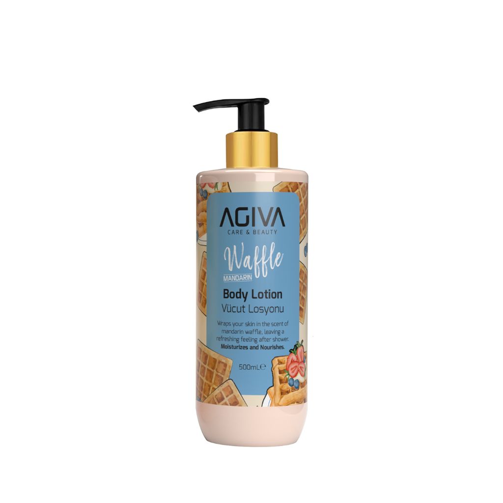 Agiva - Care and Beauty Body Lotion Mandarin Waffle - 500 ml