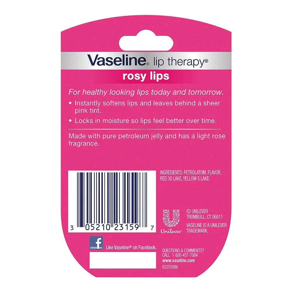Rs 14 - Vaseline Lip Therapy Rosy Lips 7G