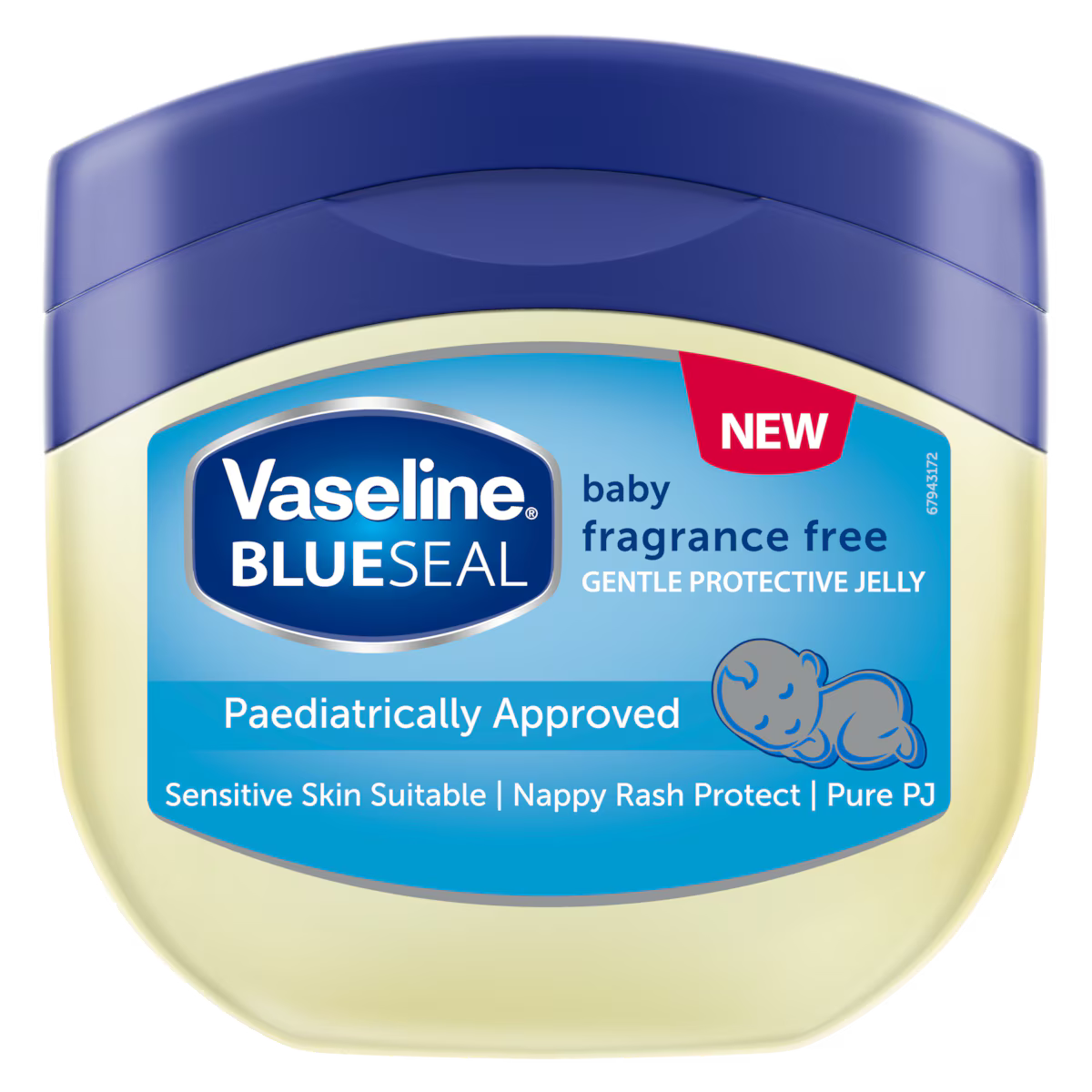 Vaseline - Blueseal Petroleum Jelly Baby Fragrance Free - 450Ml