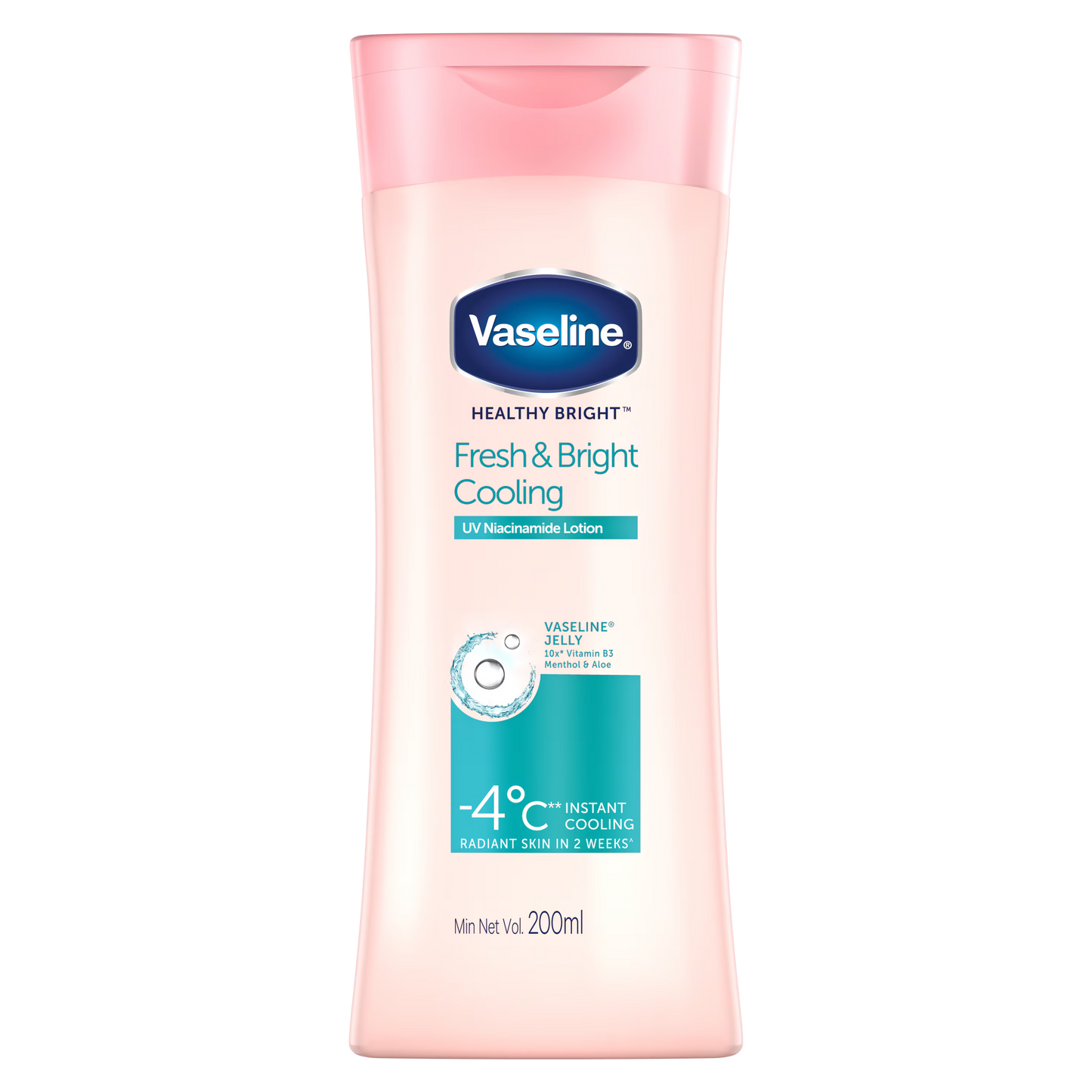 Vaseline Body Lotion Healthy Bright Fresh & Bright Cooling 200Ml