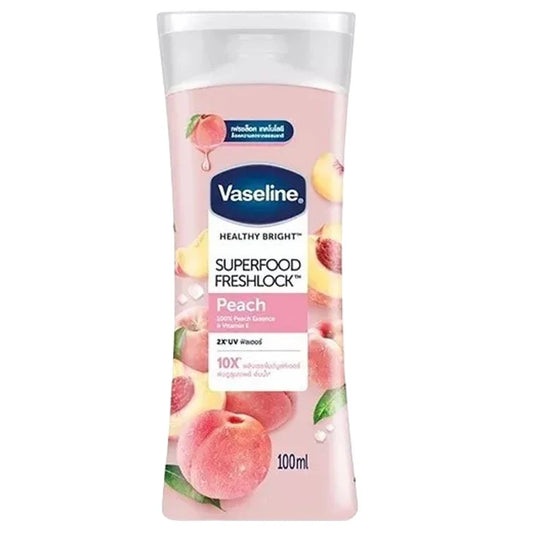 Vaseline - Body Lotion Healthy Bright Super Food Fresh Lock Peach 100Ml