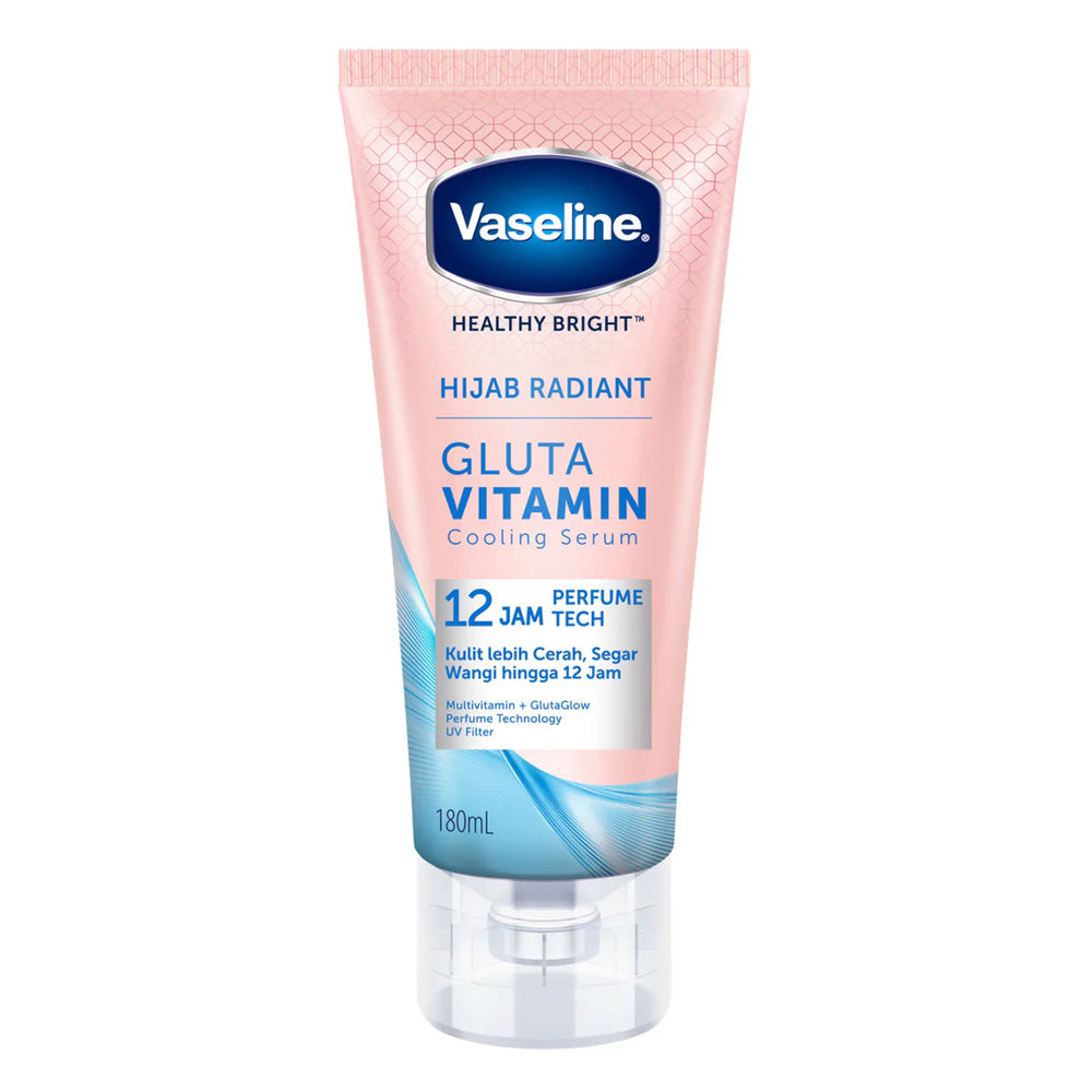 Vaseline Gluta Vitamin Cooling Serum Hijab Radiant 180Ml