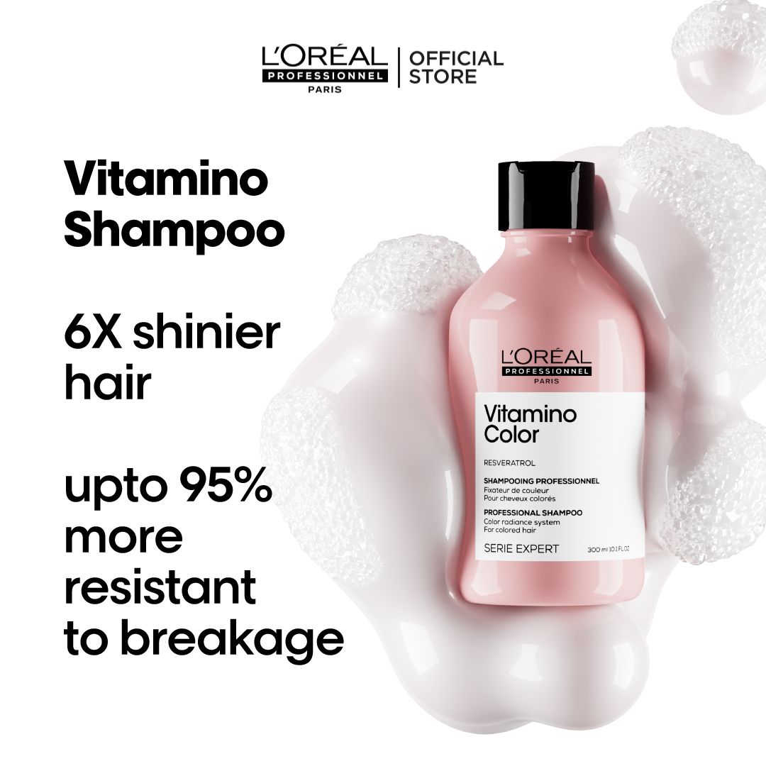 L'Oreal Professional - Serie Expert Vitamino Shampoo 300 ML - For Color Treated Hair