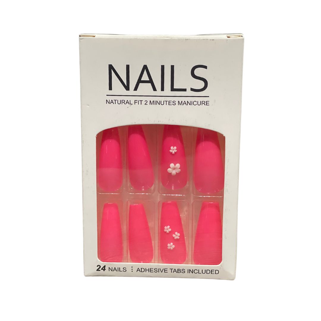 Facial Beauty - Light Up Your Fingers 24PCS Nails Set