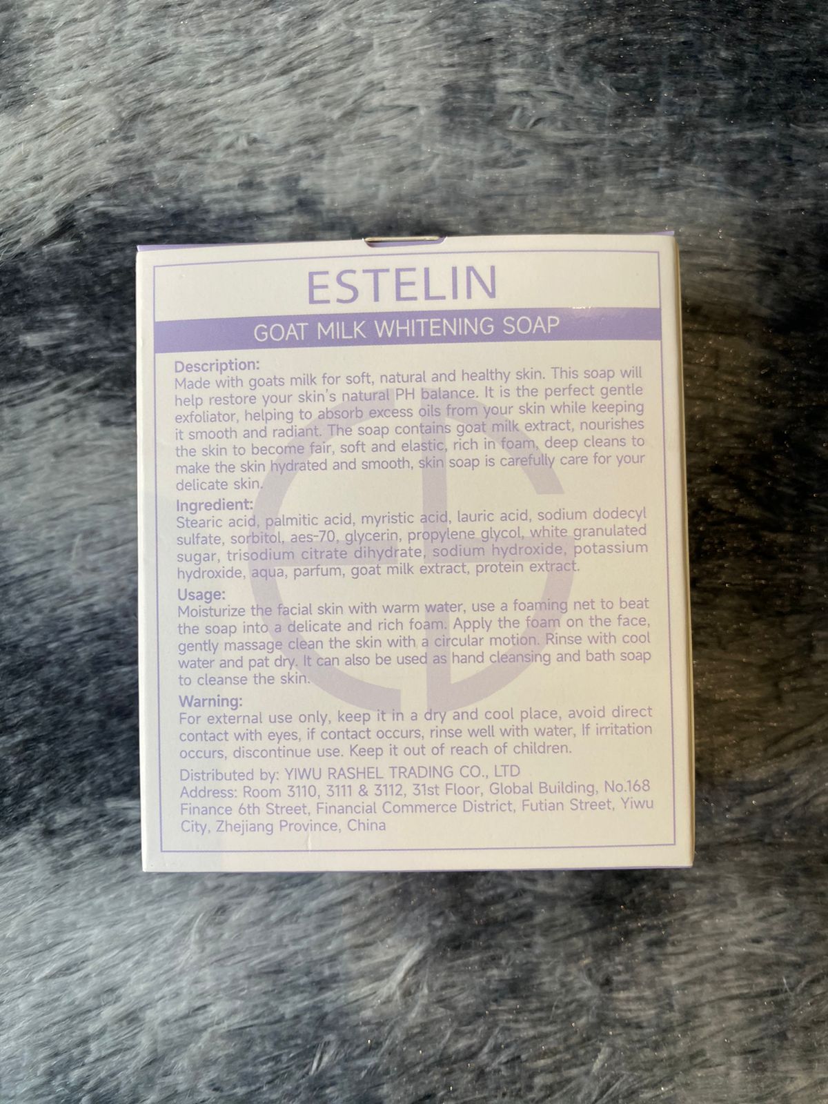 Estelin Goat Milk Whitening Soap 100G