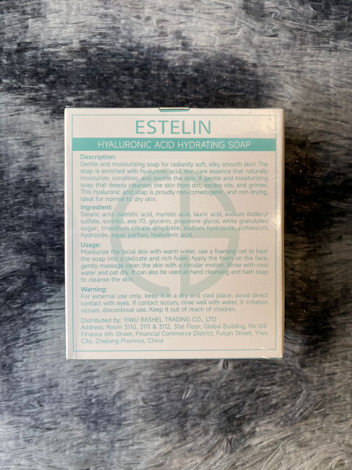 Estelin Hyaluronic Hydrating Soap 100G