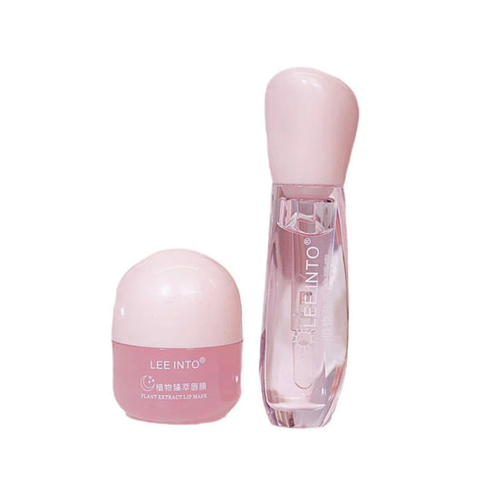 Facial Beauty - Lip Balm + Lip gloss lip Protected 2 Pcs Set - GL6867