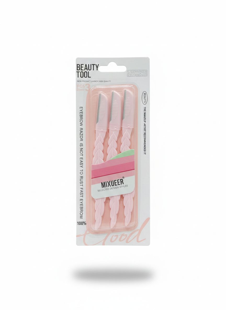 Facial Beauty - Pack Of 3 Eyebrow Razor - 85455