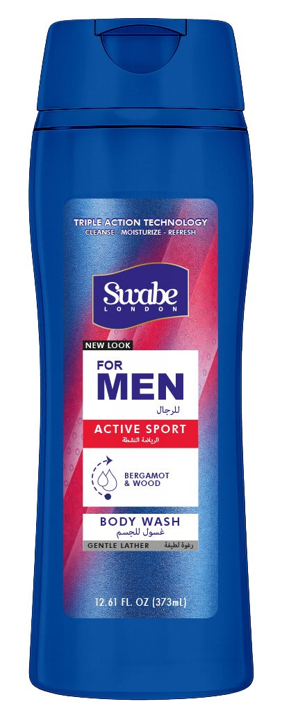 Swabe - Men Active Sport Body Wash - 373ml