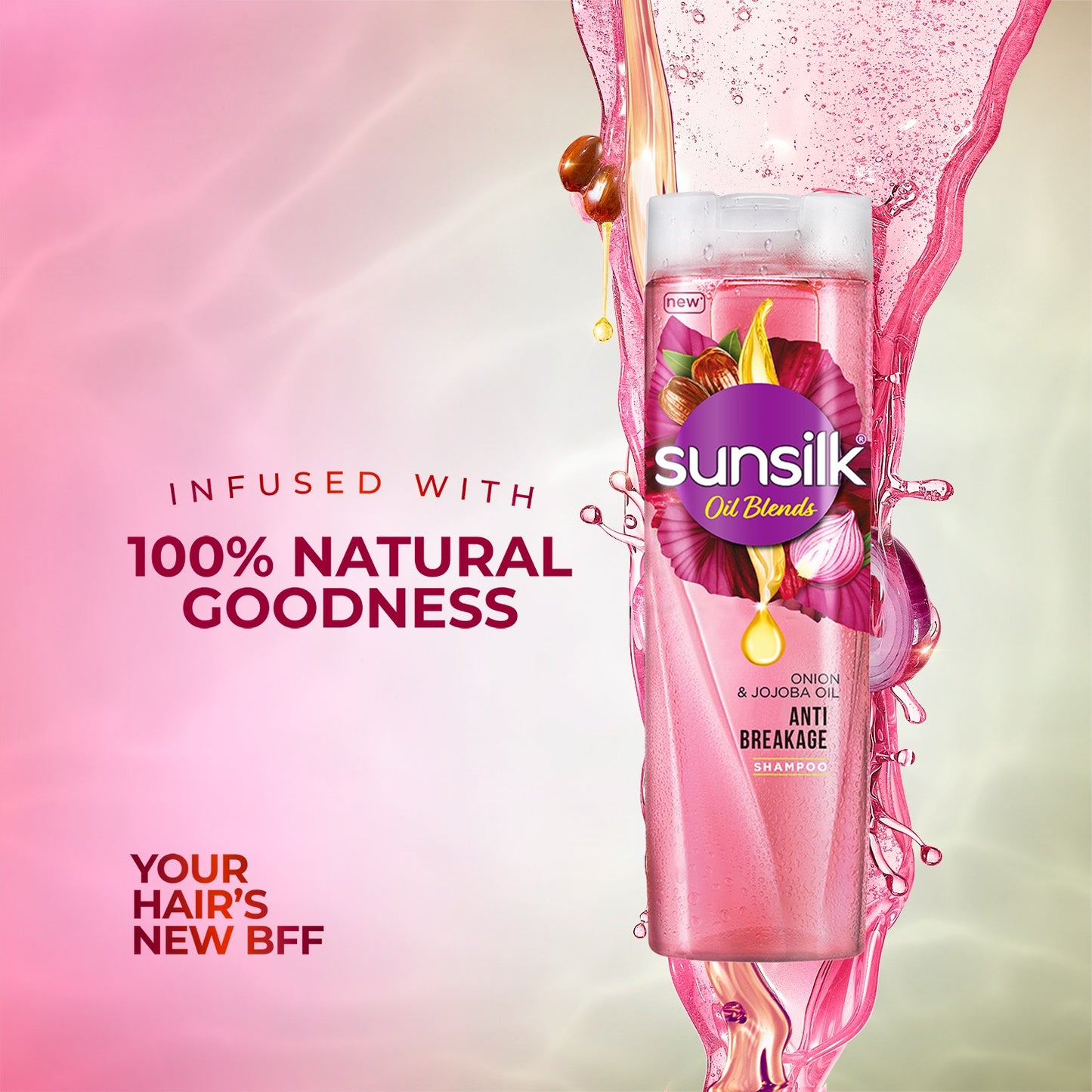 Sunsilk - Onion And Jojoba Oil Shampoo - 380ml