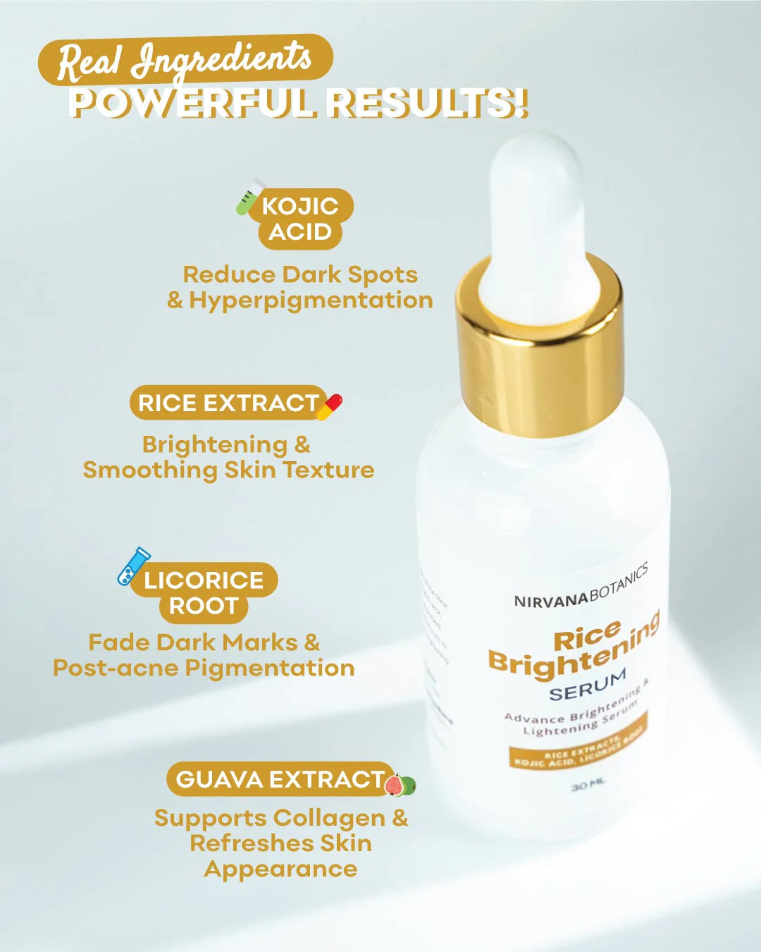 Nirvana Botanics - Rice Brightening Serum
