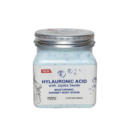 Wokali Hyaluronic Acid With Jojoba Seeds Body Scrub 350Ml