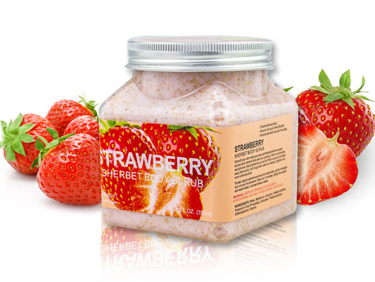 Wokali Strawberry Body Scrub 350Ml