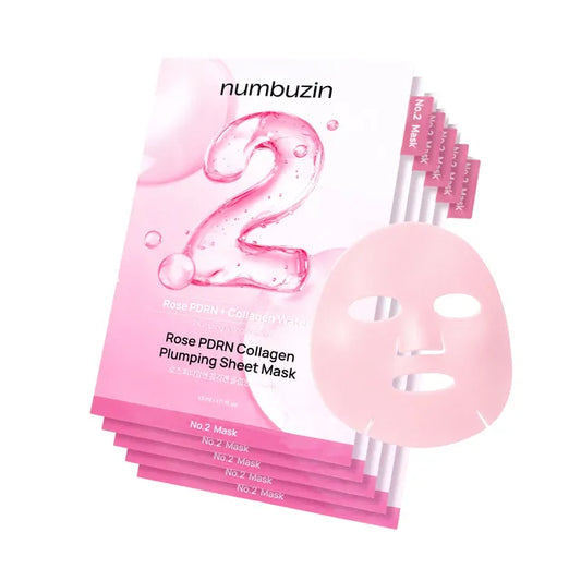 Numbuzin - No.2 Rose PDRN Collagen Plumping Sheet Mask - 33ml