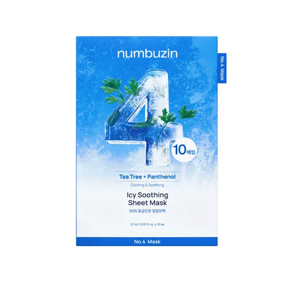 Numbuzin - No.4 Icy Soothing Sheet Mask - 27ml