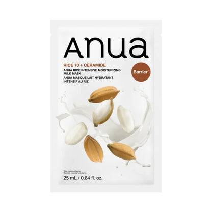Anua - Rice + Ceramide Intensive Moisturizing Milk Mask - 28Ml