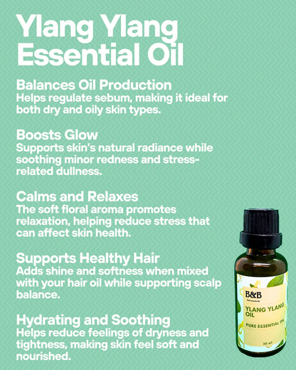 B&B Derma - Ylang Ylang Essential Oil