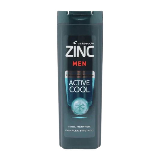 Zinc - Anti Dandruff Shampoo Men Active Cool Tea Tree - 340Ml