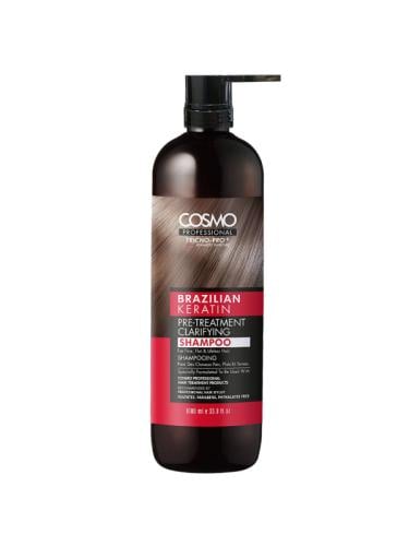 Cosmo Professional Brazilian Keratin Pre- Treatment Clarifying Shampoo 1000Ml