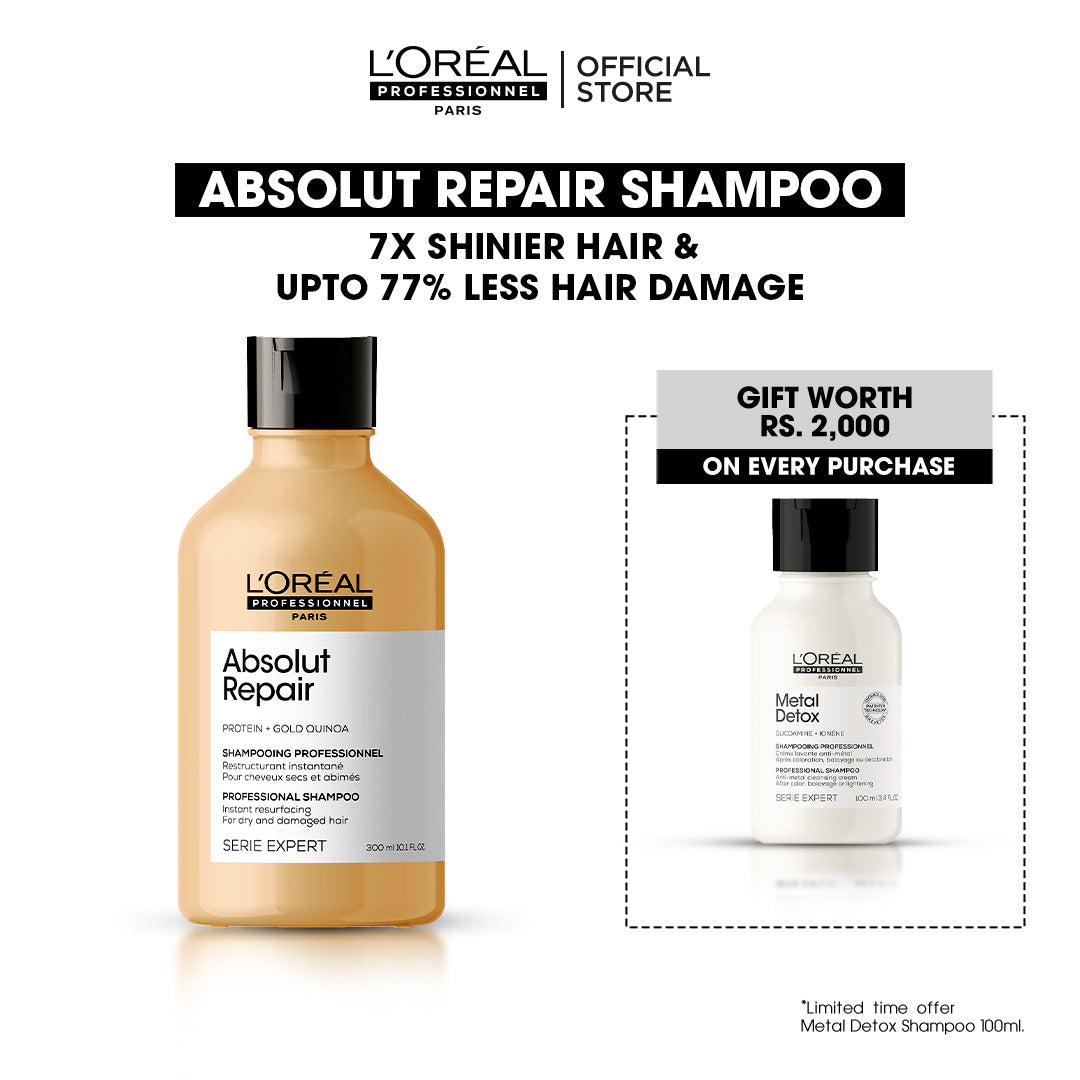 L'Oreal Professional - Serie Expert Absolute Repair Shampoo 300 ML - For Dry & Damaged Hair