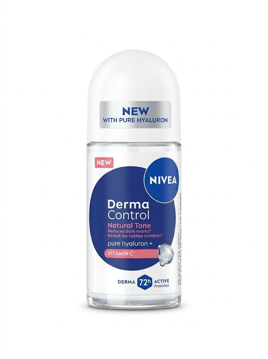 Nivea - Women Derma Control Natural Tone Deodorant Roll On - 50Ml