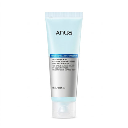 Anua - Hyaluronic Acid Catechin Pore Smoothing Cooling Gel Cream - 80ml