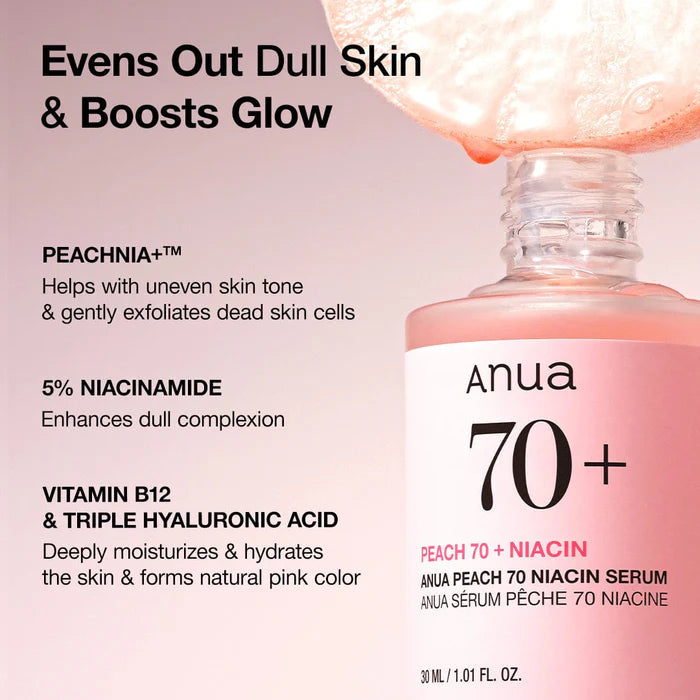 Anua Peach 70 Niacin Serum/30ml