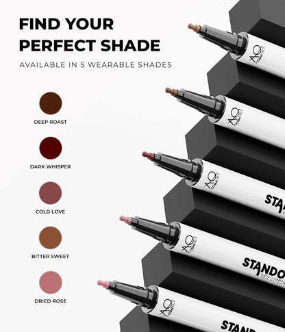AQ Cosmetics Standout Veil lipstains