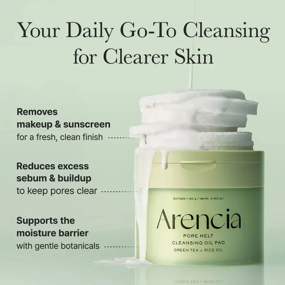 Arencia - Pore Melt Cleansing Oil Pad 50's / 140g