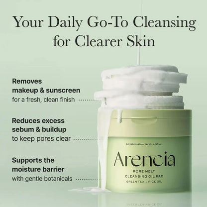 Arencia - Pore Melt Cleansing Oil Pad 50's / 140g