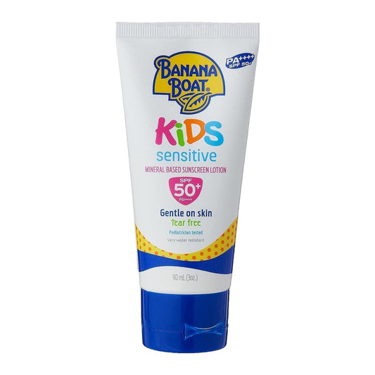 Banana Boat Kids Sensitive Sunscreen Lotion Spf 50 Pa+++ 90Ml