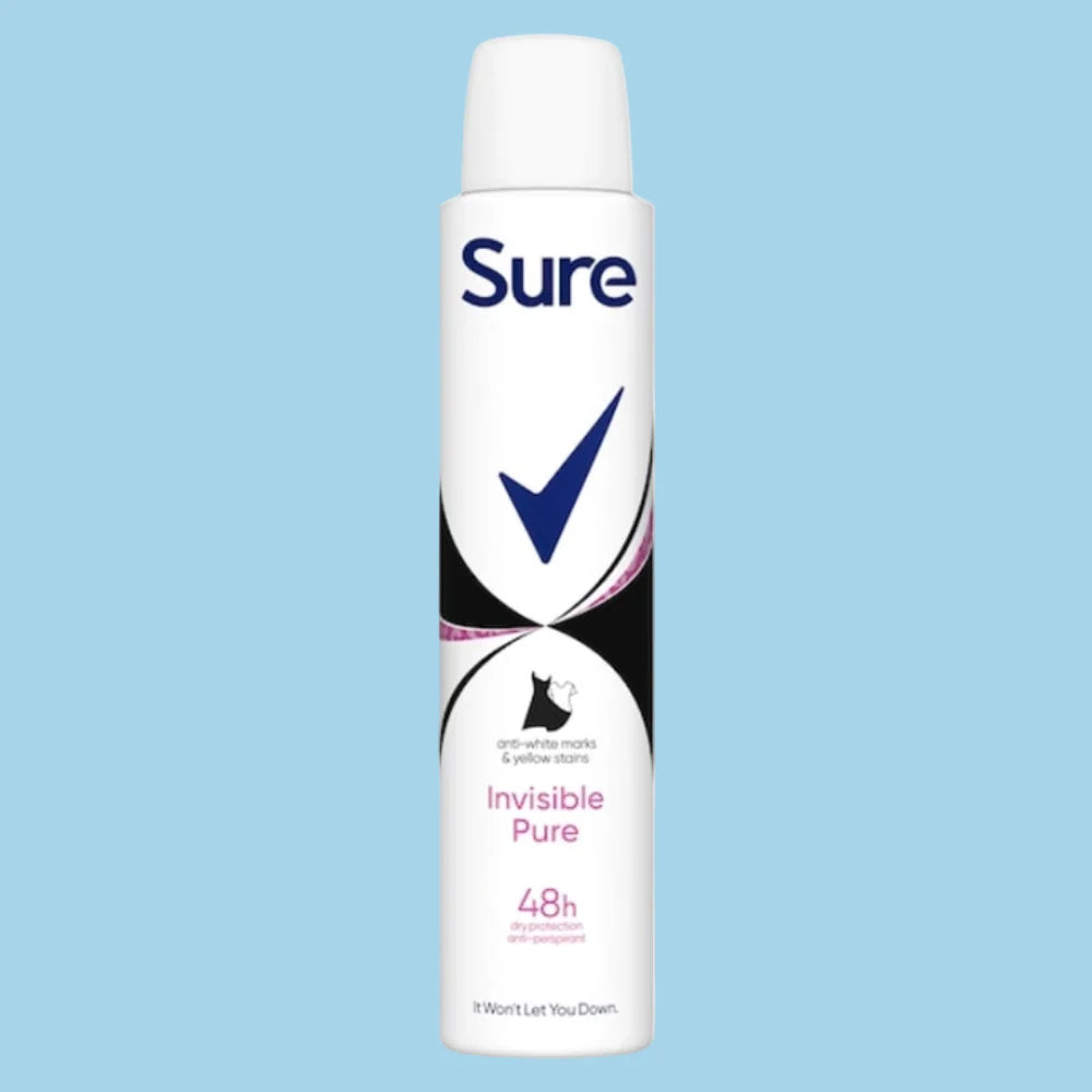 Sure - Invisible Pure Anti-Perspirant Deodorant Spray For Women - 200ml