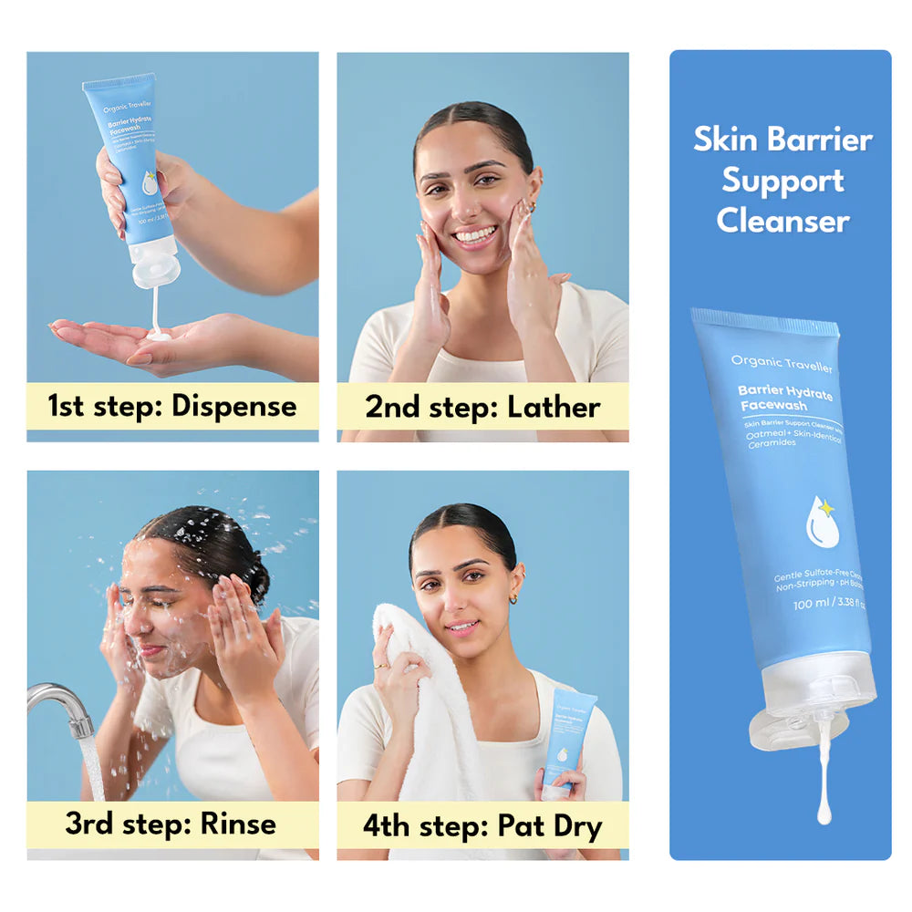 Organic Traveller - Barrier Hydrate Facewash