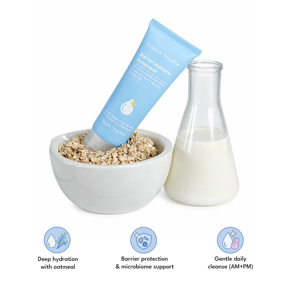 Organic Traveller - Barrier Hydrate Facewash