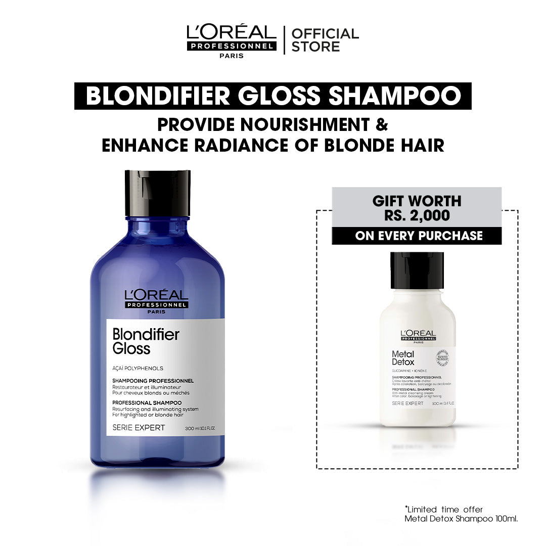 L'Oreal Professional - Serie Expert Blondifier Shampoo 300 ML - For Highlighted & Bleached Hair