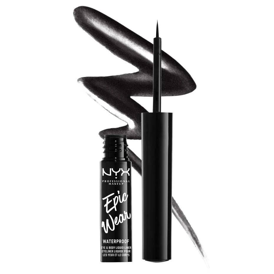 NYX Epic Wear Metallic Liquid Eye Liner - Black Metal