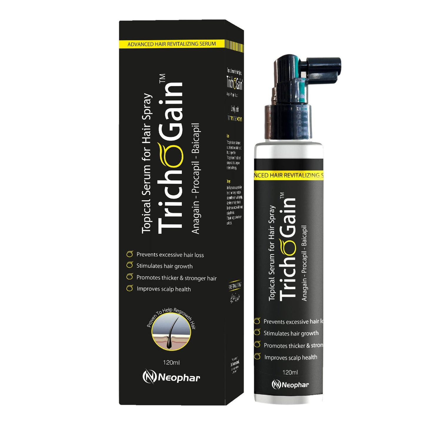 Neophar - Trichogain Spray For Hair Growth