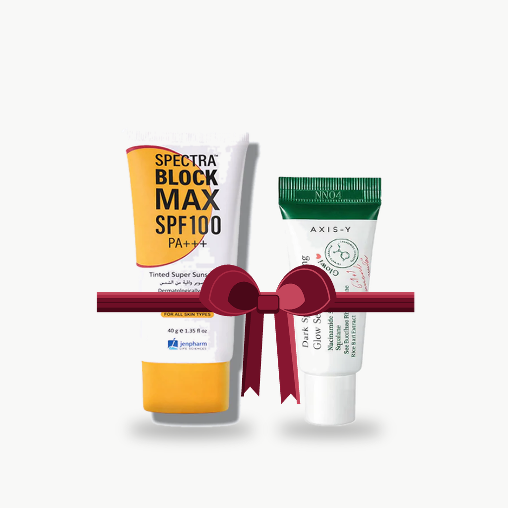 Bundle - Jenpharm Tinted Sunblock Cream + Axis-Y Serum 5Ml