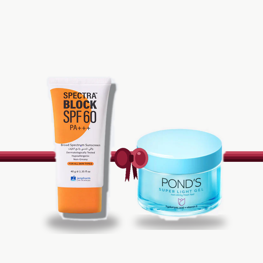 Bundle - Jenpharm Sun Block Cream + POND's Super Light Gel 50ml