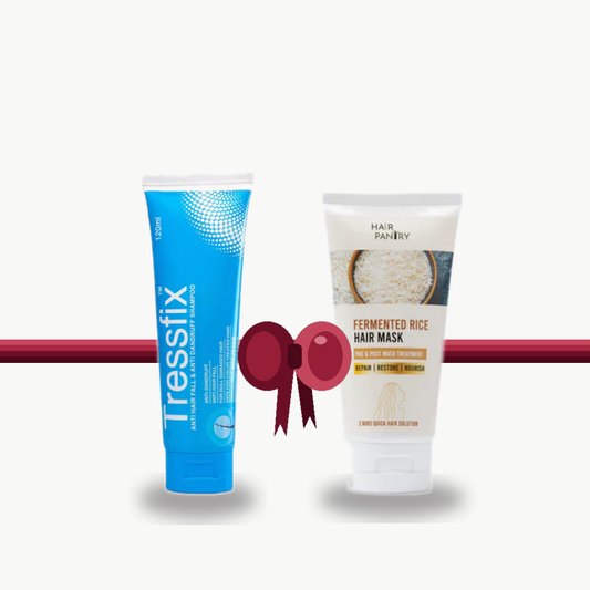 Bundle - Hair Pantry Korean Rice Hair Mask + Rederm Hairfall & Anti-Dandruff Shampoo
