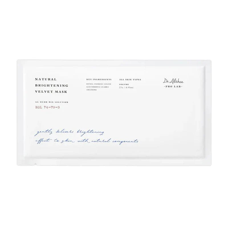 Dr. Althea - Natural Brightening Velvet Mask - 27g