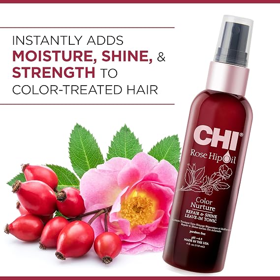 CHI - Rose Hip Oil Repair & Shine Leave-In Tonic 118Ml
