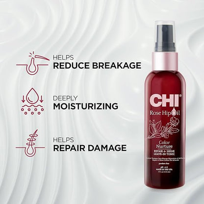 CHI - Rose Hip Oil Repair & Shine Leave-In Tonic 118Ml
