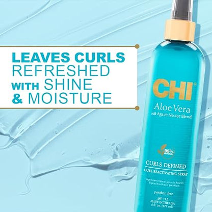 CHI - Aloe Vera With Agave Nectar Blend Curl Reactivating Spray 177Ml