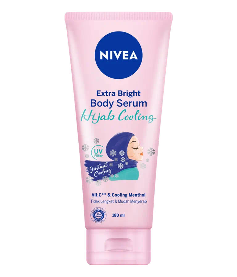 Nivea - Body Serum Extra Bright Hijab Cooling - 180Ml
