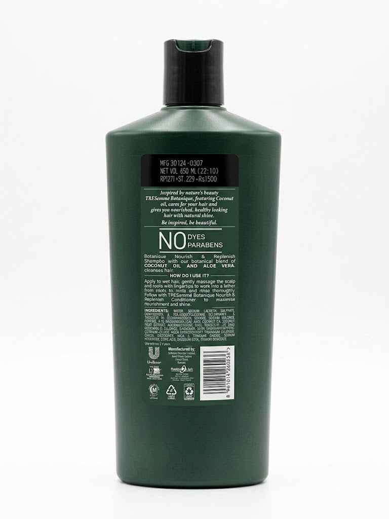 Tresemme - Botanique Nourish And Replenish Shampoo - 650ml (Expiry 11/30/2026)