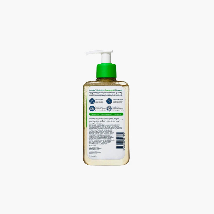 Cerave - Hydrating Foaming Oil Cleanser USA - 237Ml