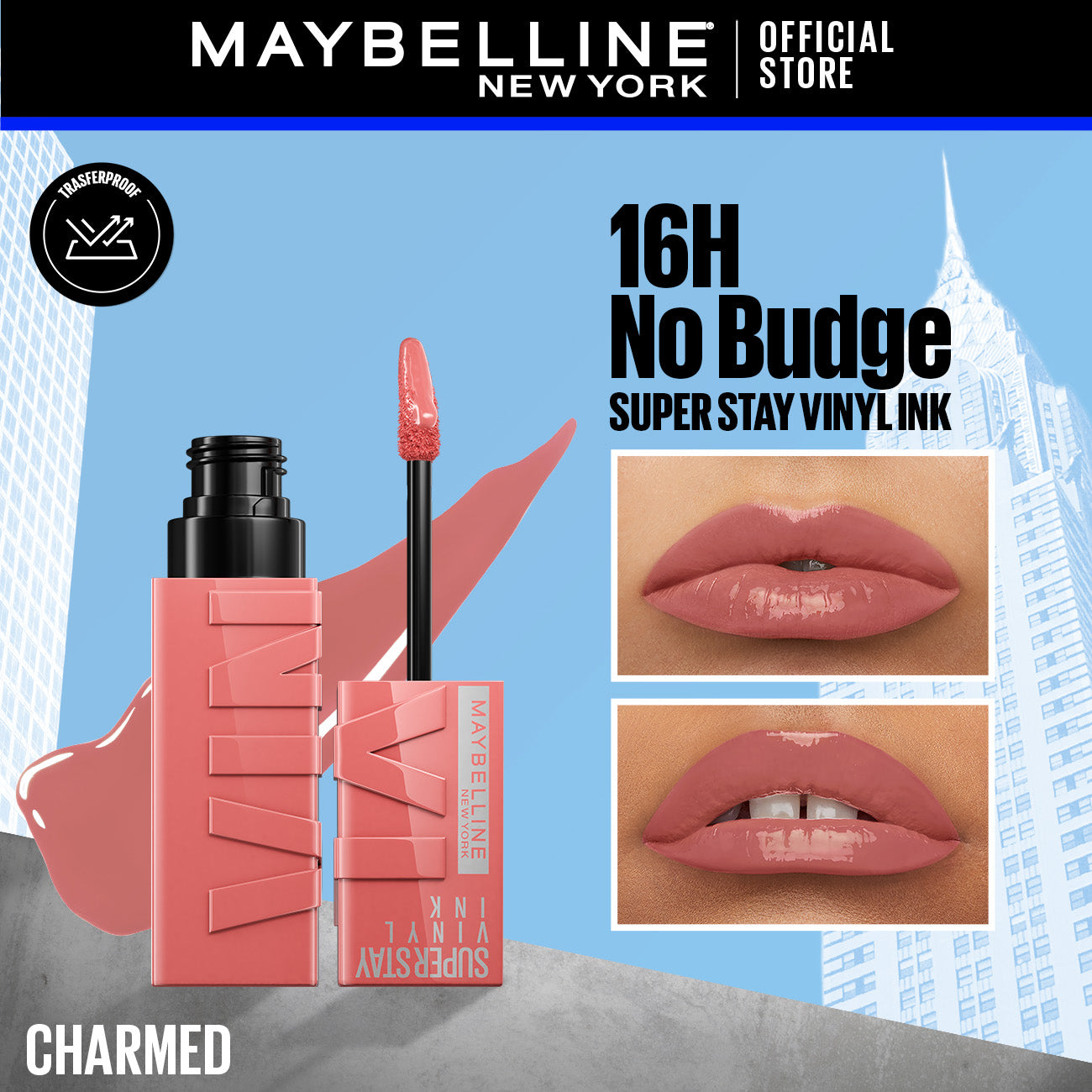Maybelline's Superstay Vinyl Ink, 16-Hour No-Budge Liquid Lipcolor